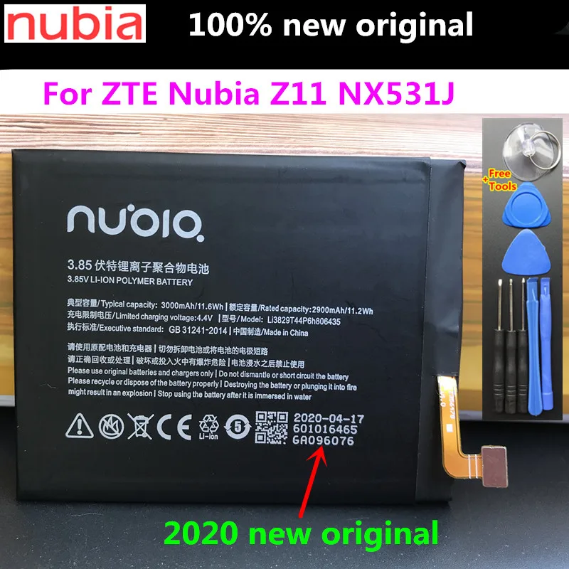 Sākotnējā 3000mAh Rezerves Akumulatoru ZTE Nubia M2 Lite M2Lite NX573J / M2 SPĒLĒT NX907J Z11 Li3829T44P6h806435 Mobilais Tālrunis