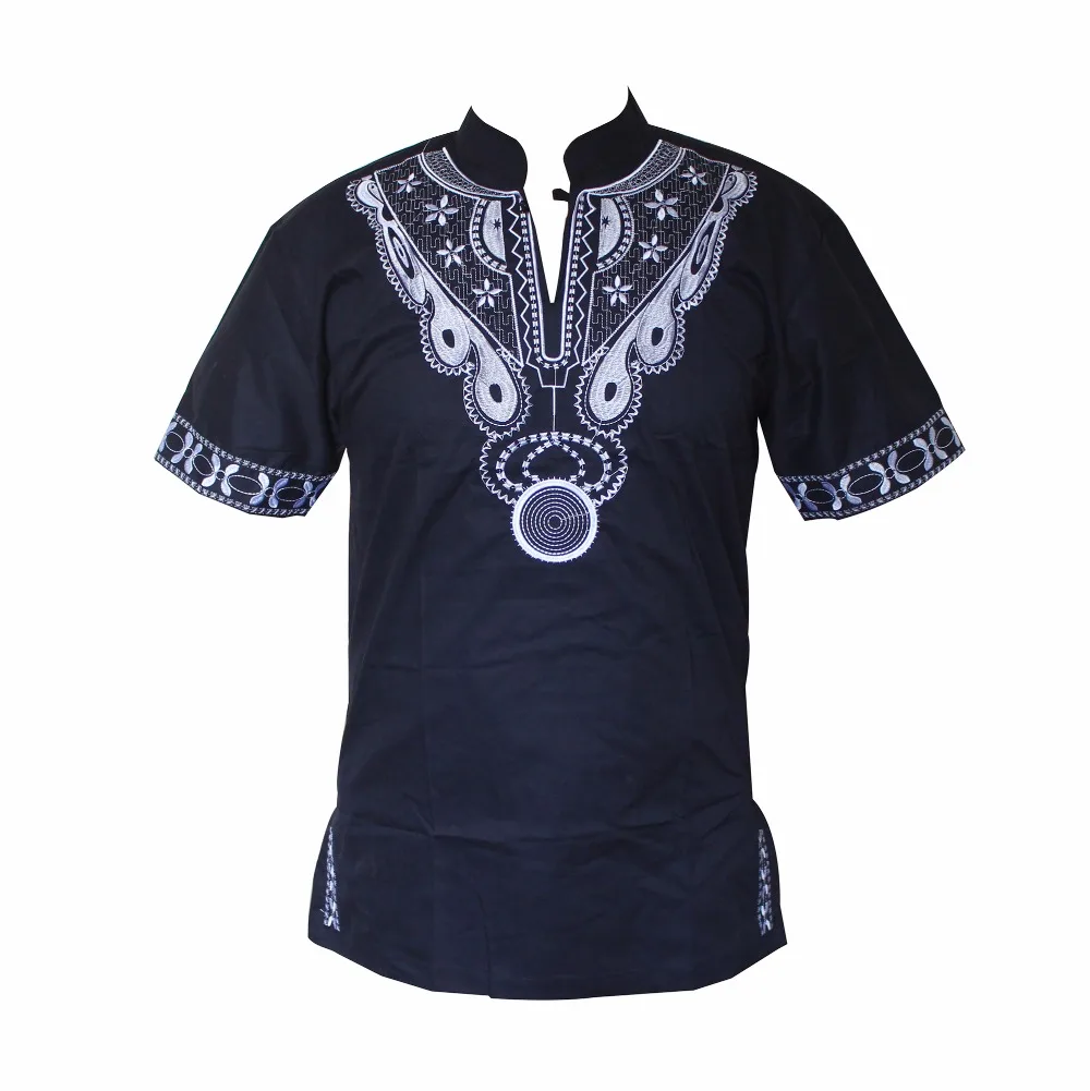 Dashiki ropa hombre kurta Musulmaņu vīriešu t-Krekls Āfrikas Haute Cilšu Izšūti Ankara T-krekls рубашка мужская рубашка мужская