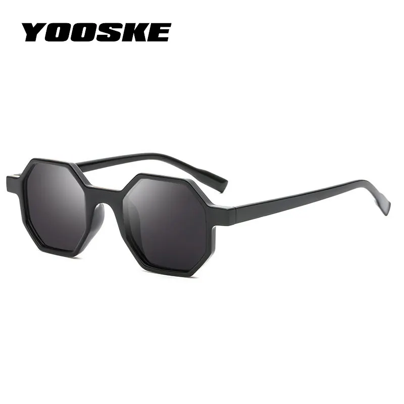 YOOSEK Vintage, Saulesbrilles Vīriešiem Sievietes Luksusa Zīmolu Dizainera Mazo Kadru Daudzstūru Saules Brilles Dāmas Retro Plastmasas Brilles