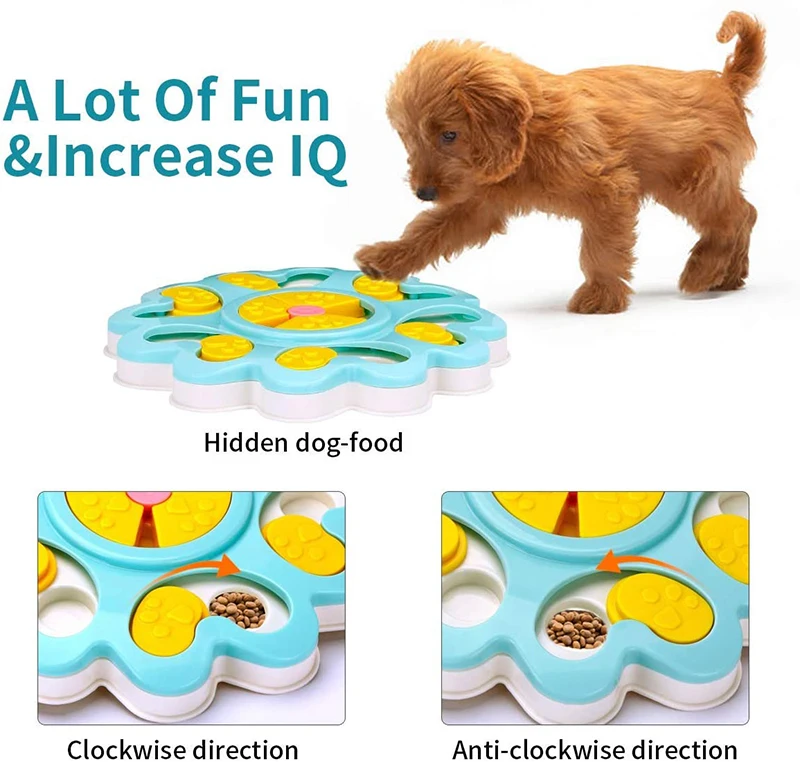 Benepaw Izglītības Pārtikas Rotaļlieta Suns Eco-Draudzīga Interaktīva Pet Rotaļlietas, Mācību Izturīgs Spēli Suns Lēni Pakārtotā Ar Anti-slīdēšanas Apakšā