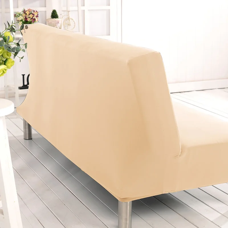 Dīvāns Attiecas Armless Iespiesti Foldding Elastīgs Dīvāns Stendā Slipcovers Sofa Bed Cover Mājas Poliestera Fabric150-215cm