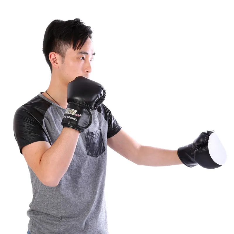 Kick Boksa Cimdi Vīriešiem, Sievietēm PU Karatē Muay Thai Guantes De Boxeo Brīvās Cīņas MMA Sanda Apmācība Pieaugušajiem, Bērniem, Iekārtas