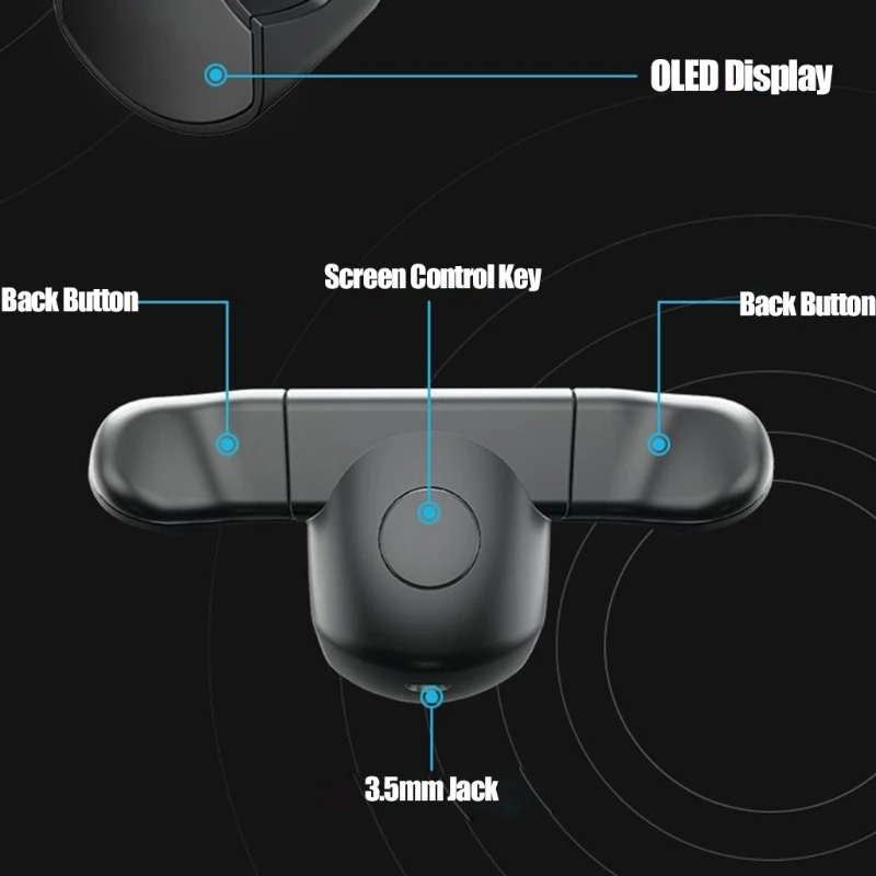 Pagarināts Gamepad Atpakaļ Pogu Pielikumu Kursorsviru Aizmugurējo Pogu Pielāgot TURBO Adapteris Priekš PS4 Spēle Kontrolieris Piederumi