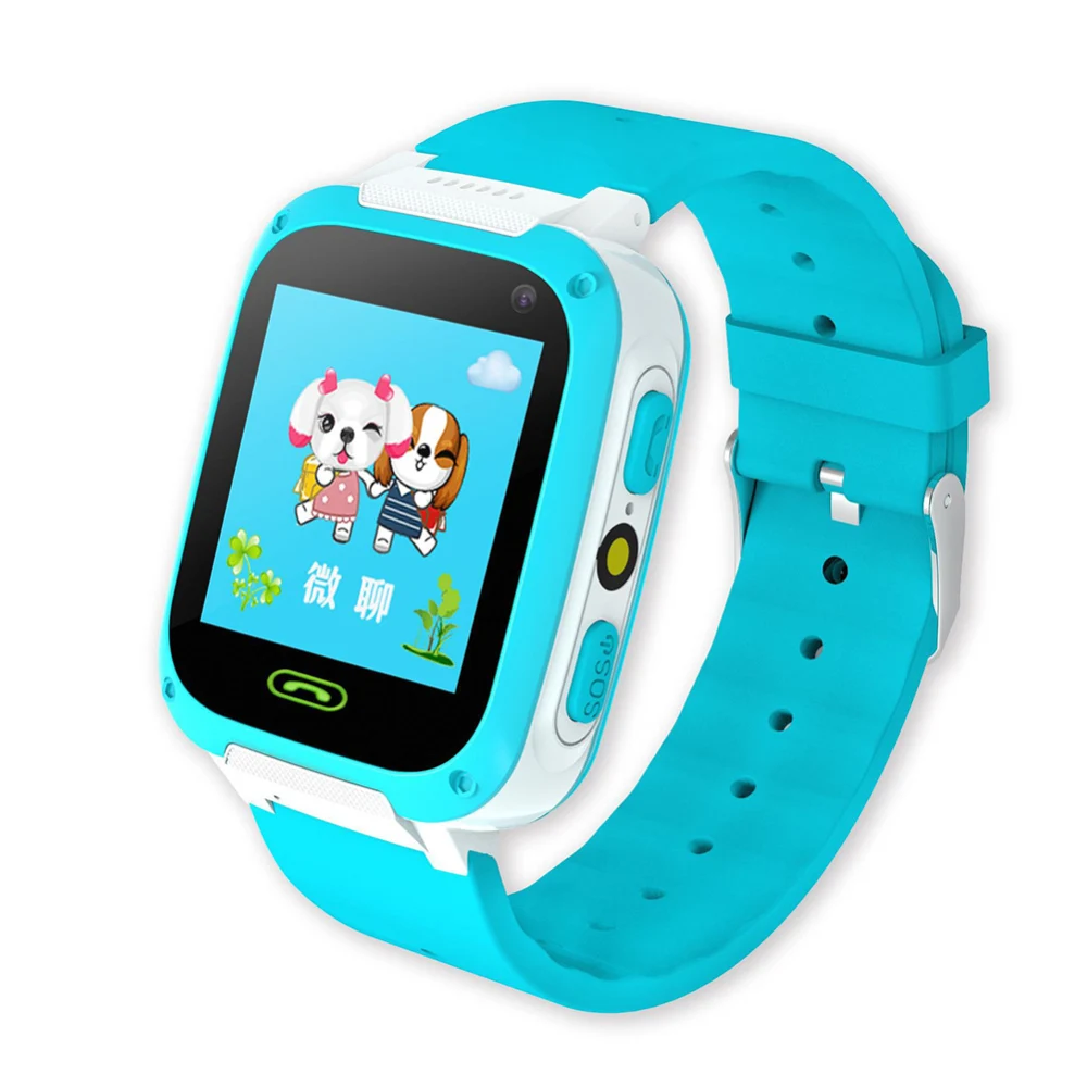 1gb Bērnu Smart Skatīties Aproce Ūdensizturīgs SOS Pozicionēšanas Bāzes Stacijas Bērni Smartwatches Zvanu Tālrunis IOS Android