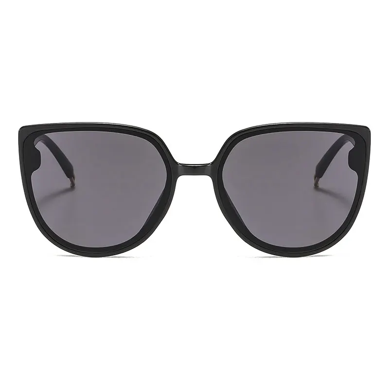 HUHAITANG 2019 Cat Eye Saulesbrilles Sieviešu Luksusa Modes Lielgabarīta Sunglass Par Sieviešu Zīmolu Dizainera Āra Cateye, Saules Brilles