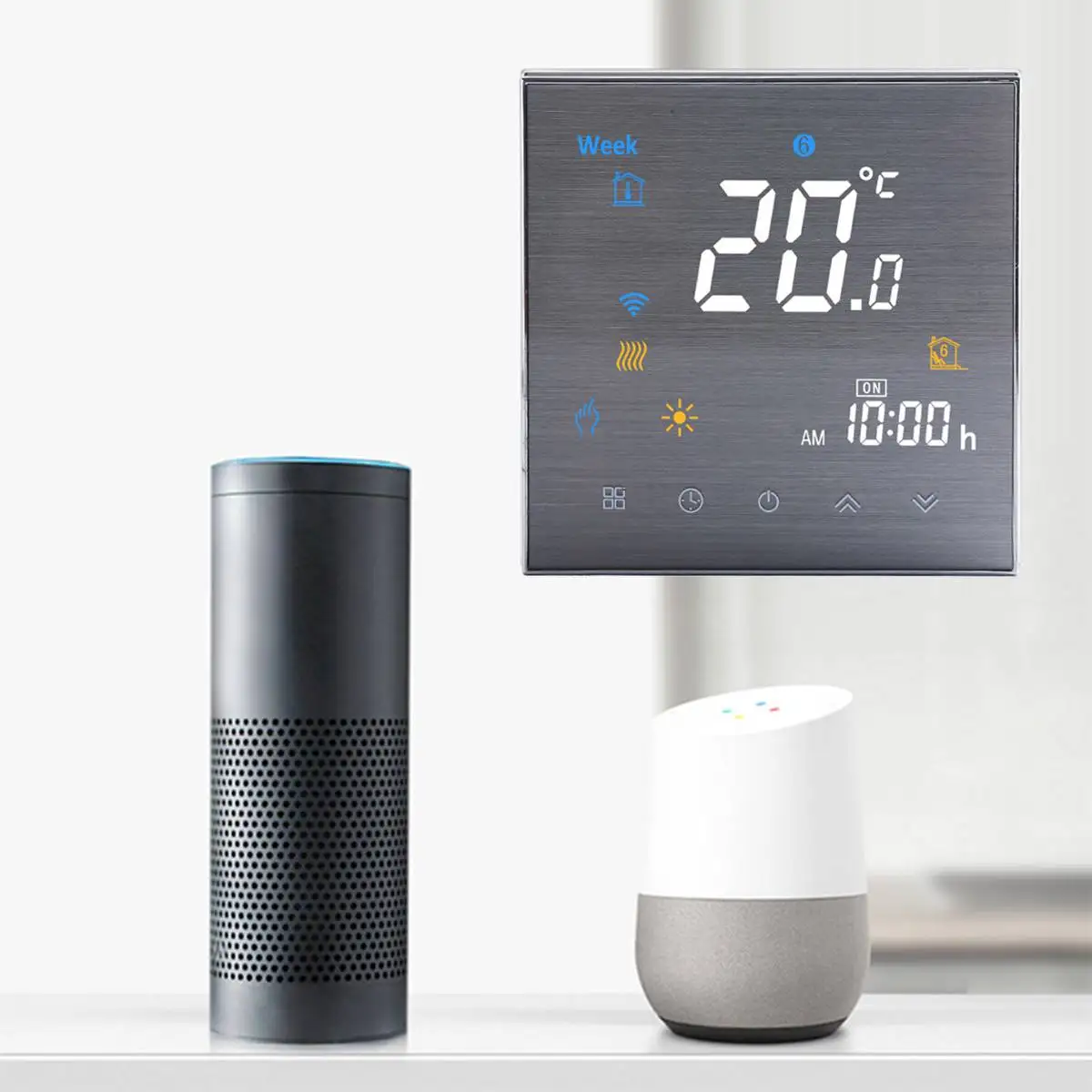 Smart Termostats WiFi Termostats, Ūdens, Apkure Grīdas Gāzes Katla Temperatūras regulators Balss Vadība ar Google Home