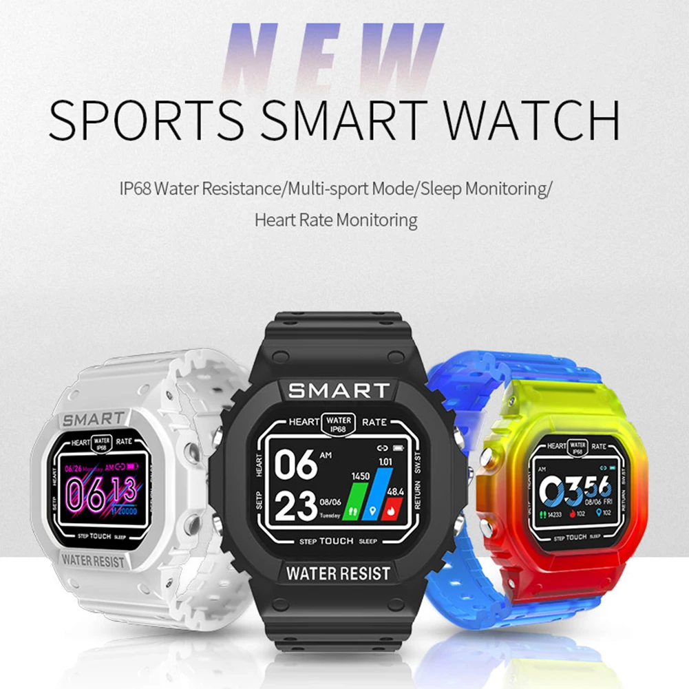 K16 Smart Skatīties Vīrieši Ekrāna Pulksteņi Sirdsdarbības Ātruma Monitors, Asinsspiediena Fitnesa Tracker Smartwatch Ūdensizturīgs Smart Rokas Pulkstenis