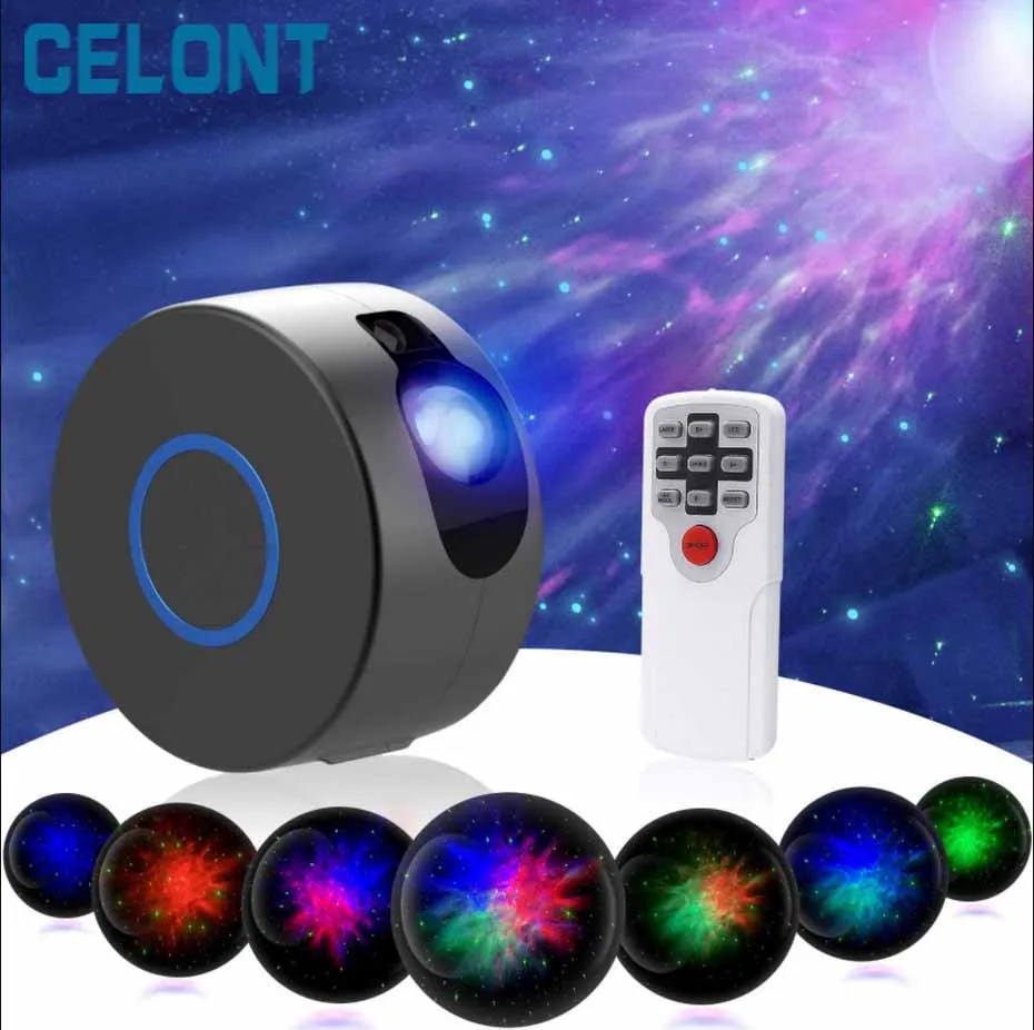 LED Zvaigžņotām Debesīm Nakts Gaismas Projektors Ūdens Viļņu LED Projektoru Gaismas, Bluetooth, Mūzikas Skaņas-Aktivizēt Projektoru Gaismas Dekori