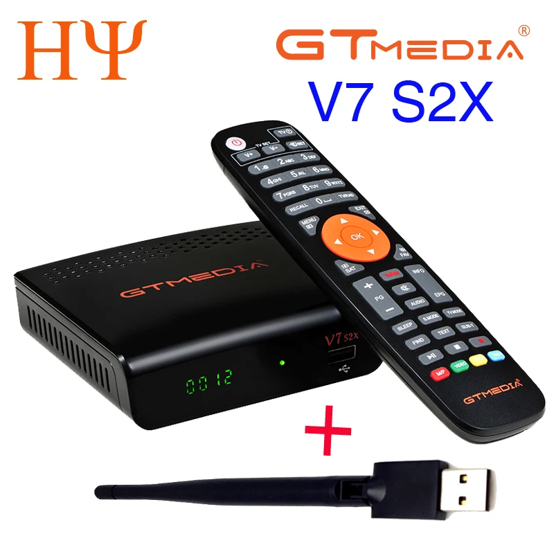 Spānija Freesat V7 S2X GTMEDIA V7S DVB-S2 1080P HD Satelīta Uztvērējs ar Youtube Youporn PowerVU CCaam Newcamd Bisskey+ USB Wifi
