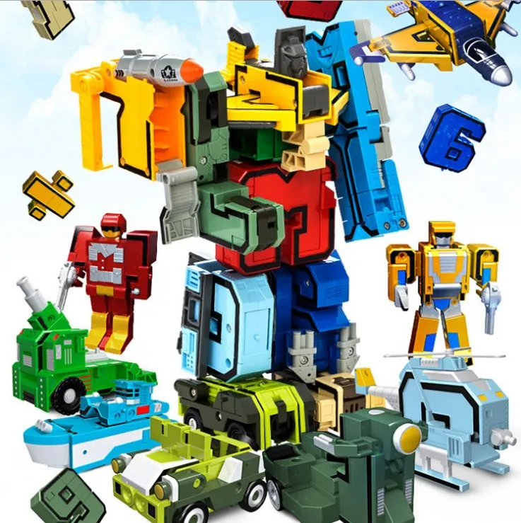 GUDI 15pcs Transformatoru Skaits Mech Klana Robots Dzīvnieku Ķieģeļi Radošās Izglītības Apgaismības Celtniecības Bloki, rotaļlietas Bērniem dāvanas