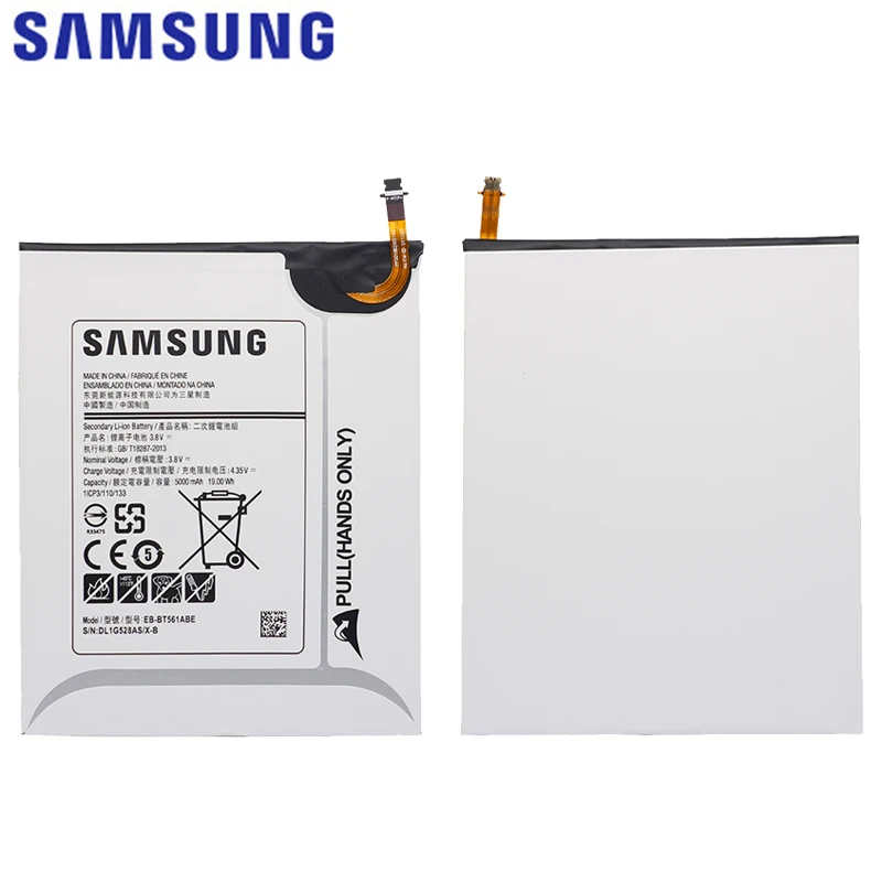 Oriģināls Samsung Galaxy Tab E Planšetdatora Akumulatoru EB-BT561ABE 5000mAh Samsung Galaxy Tab E T560 T561 SM-T560 Ar Bezmaksas Rīkiem