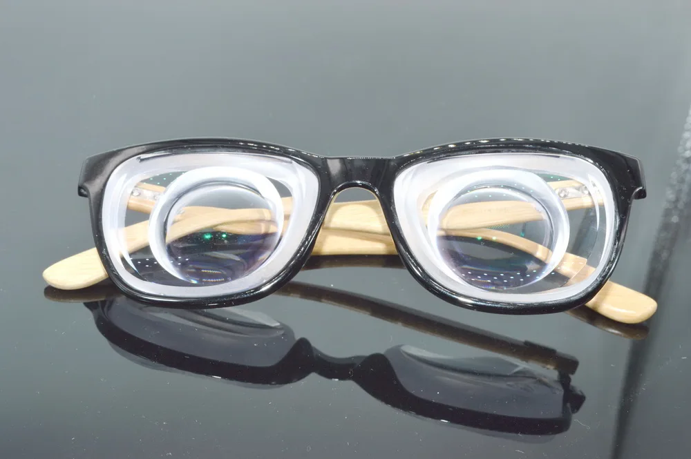 Optiskās Brilles Rāmis Clara Vida Ierobežot!! Dabas Bambusa Kājas, Videi Draudzīgs, Augstu Tuvredzība Tuvredzīgs Myodisc Ķv Brilles -20d