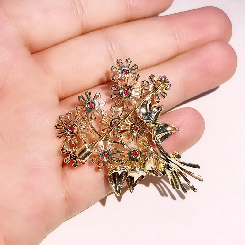 SINZRY Hotsale Kubikmetru zircon mikro bruģēts daisy ziedu broša pin dāma epoksīda uzvalks rotaslietas piederumu