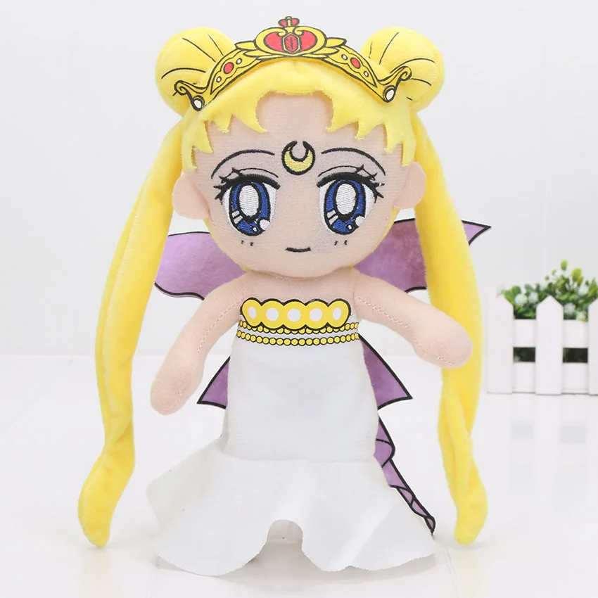 9pcs/daudz 20cm Sailor Moon Plīša Rotaļlieta Tsukino Usagi Gudrs Jūrnieks Dzīvsudraba Mīkstu Pildījumu Lelle Japāņu Anime Kolekcija Bērniem