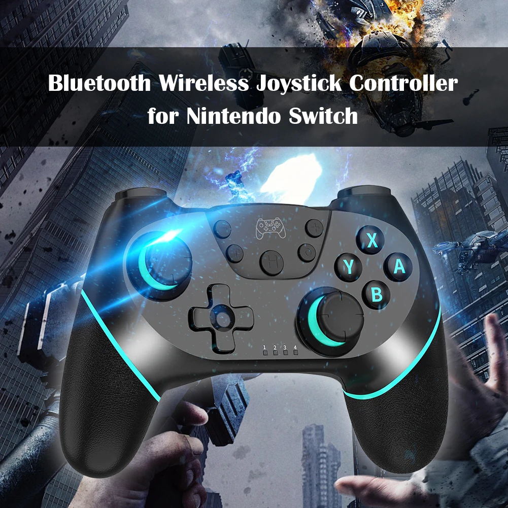 Bezvadu Bluetooth Gamepad par Nintend Slēdzis/Switch Pro Spēle Kursorsviru Kontrolieris Ar 6-Asi Rokturis ar Slēdzi Konsoles