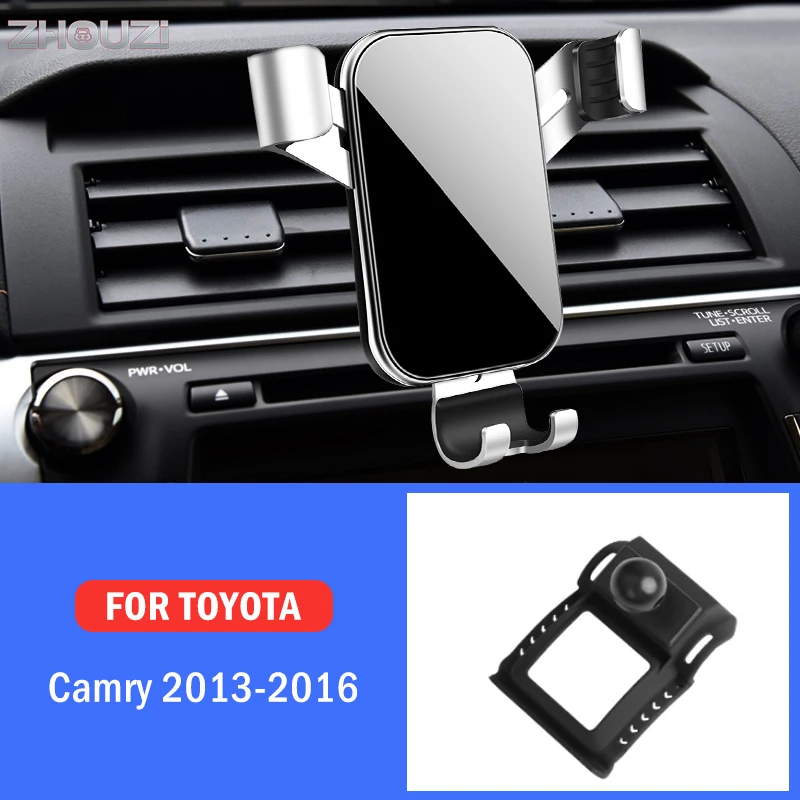 Auto Mobilā Telefona Turētājs Īpašu Stiprinājumi Stand GPS Smaguma Navigācijas Turētājs Toyota Camry 2013 2016 Auto Piederumi