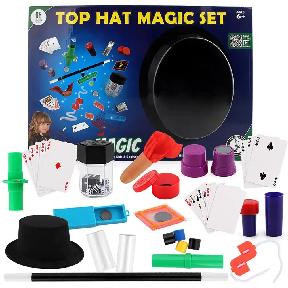 Jautri Starter Burvju Triku Kopums Burvju Cepure Bērniem, Bērniem, Spēlēt Rotaļlietas, Spēles Ilūzijas Puse Liecina, Rotaļlietas