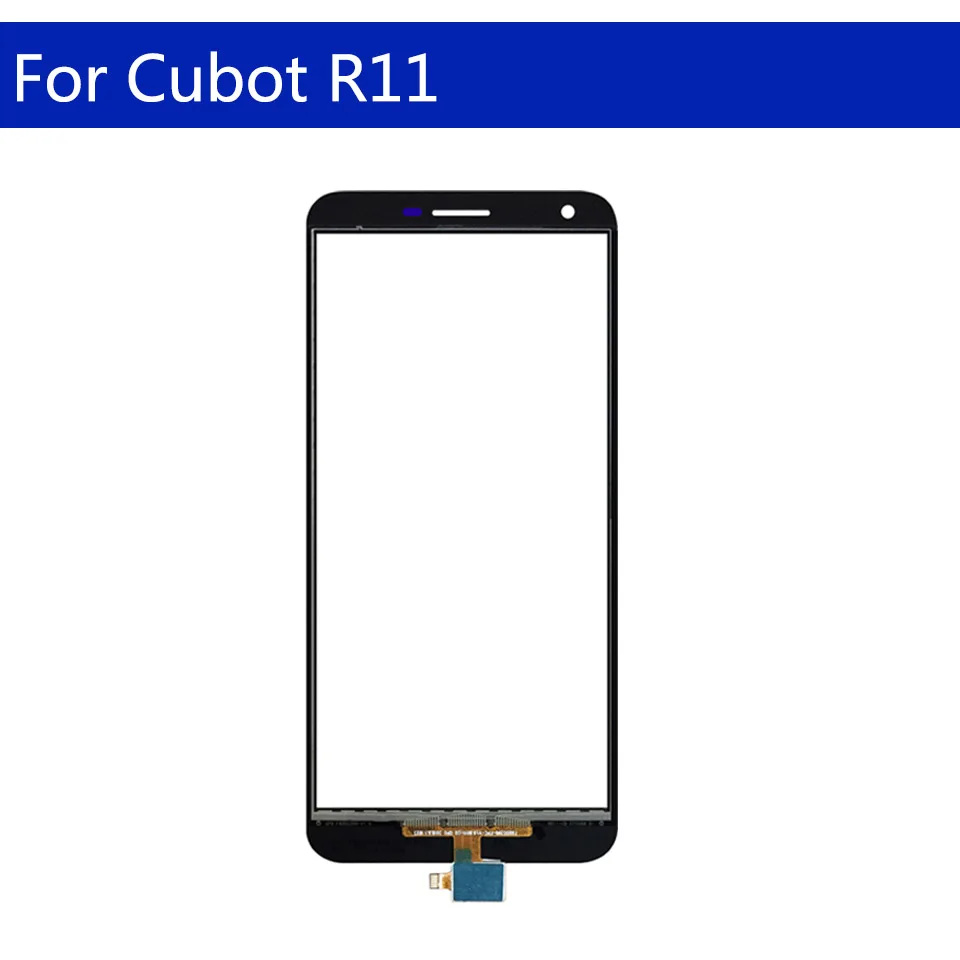 Pieskarieties Ekrānam, Lai Cubot R11 Digitizer LCD Displejs Priekšējā Stikla Panelis Sensoru Nomaiņa