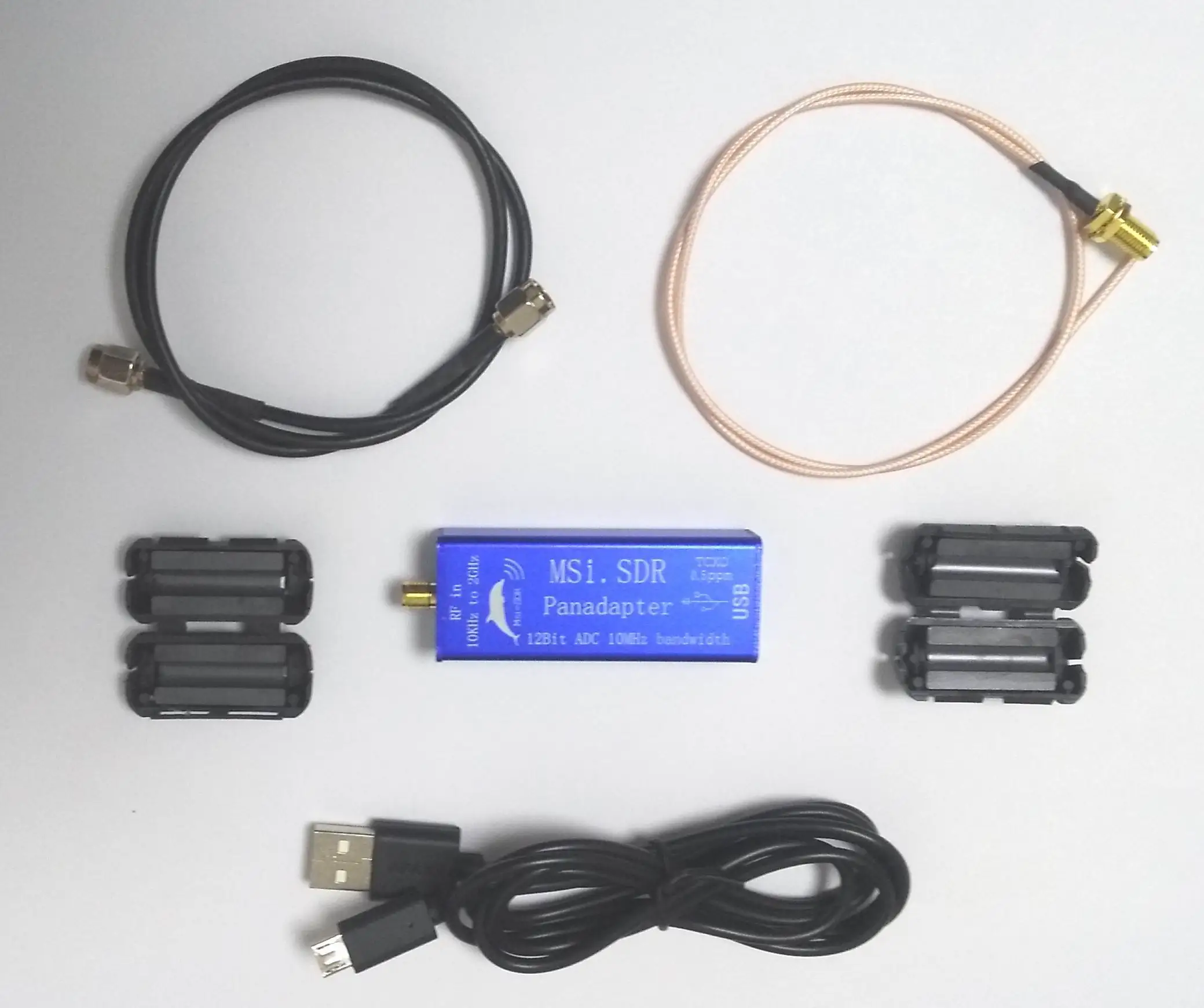 MSI.SDR 10kHz - 2GHz Panadapter panorāmas spektra modulis nosaka SDRPlay RSP1 SDRUNO