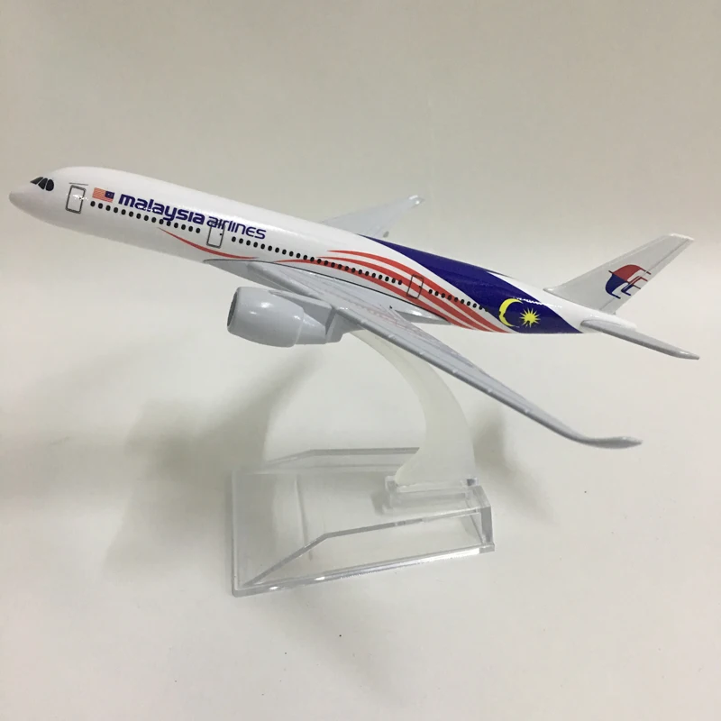 JASON TUTU 16cm Malaizijas Airlines, Airbus A350 Lidmašīna, Modeļa Lidmašīnas Modeli Gaisa kuģa Modelis 1:400 Lējumiem Metāla lidmašīnas rotaļlietas