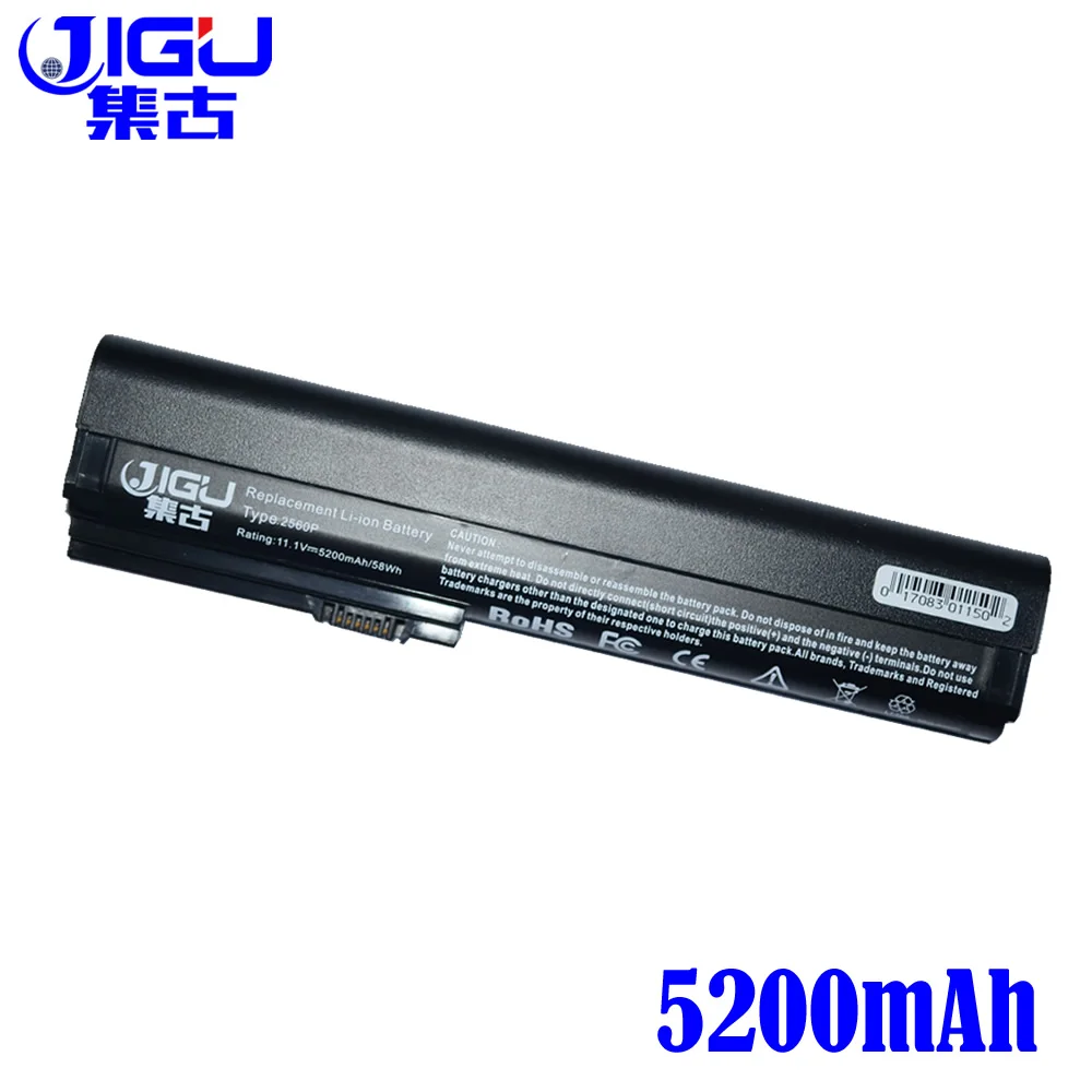 JIGU 6CELLS Klēpjdatoru Akumulatoru HP HSTNN-UB2 HSTNN-DB2L QK644AA SX06 SX06XL SX09 Par EliteBook 2560p