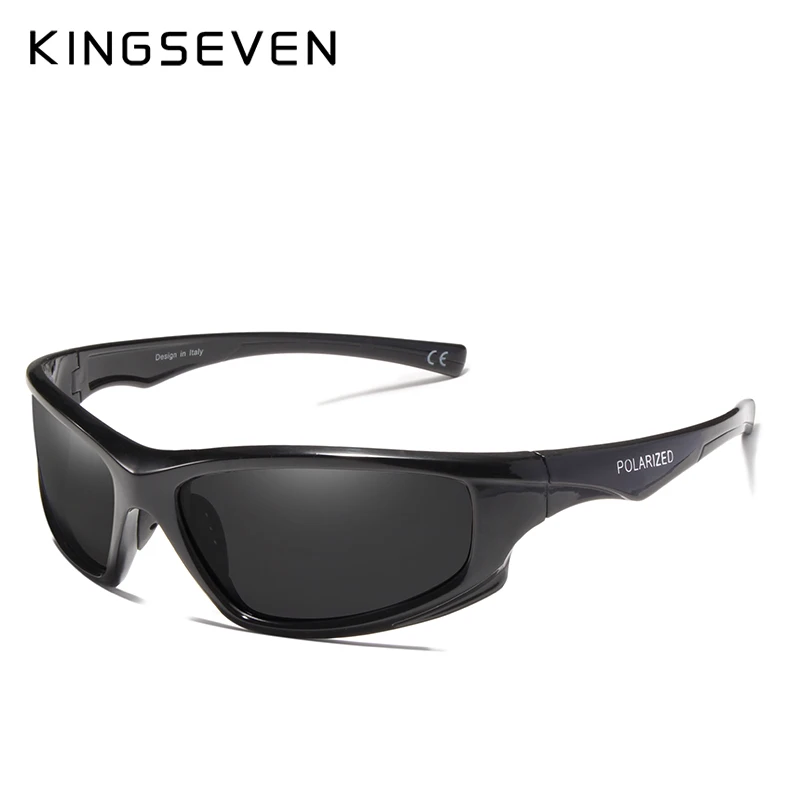 KINGSEVEN 2019 Zīmola Dizaina Polarizētās Saulesbrilles, Vīriešu Braukšanas Toņos Vīriešu Saules Brilles Vīriešiem Spogulis Ieplests UV400 Oculos