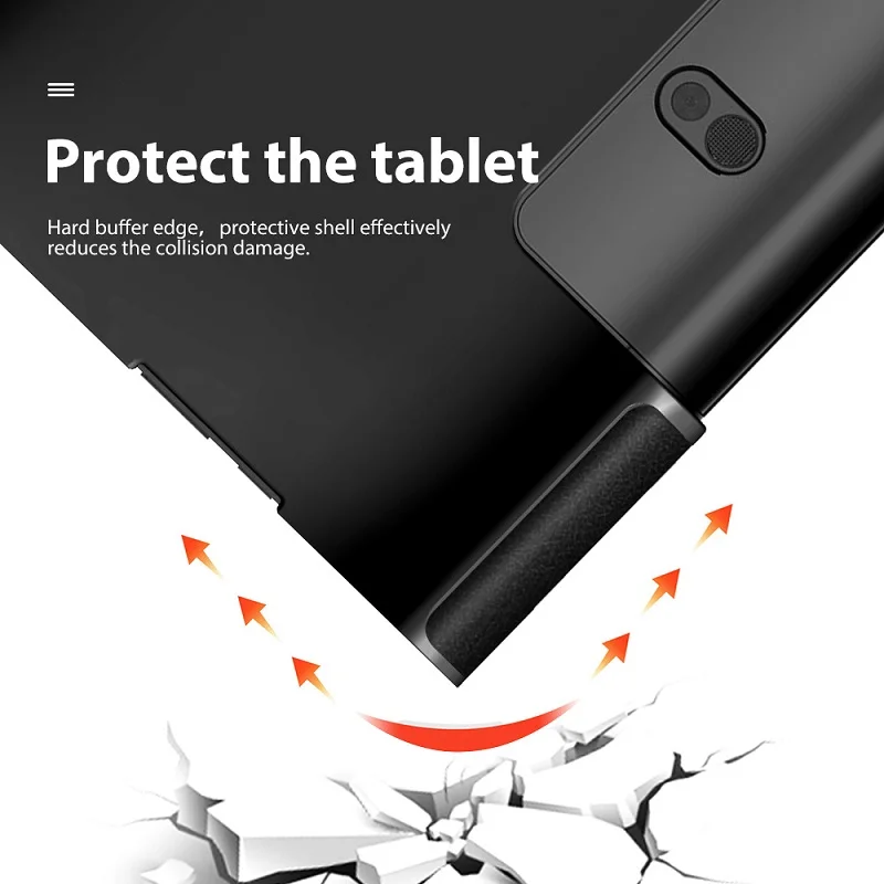 Lenovo Jogas Tab5 YT-X705F Smart Cover Magnēts Iespiesti Pu Ādas Tablete gadījumā Joga Tab 10.1 5 Būtiska Apvalks ar Filmu+Pildspalva