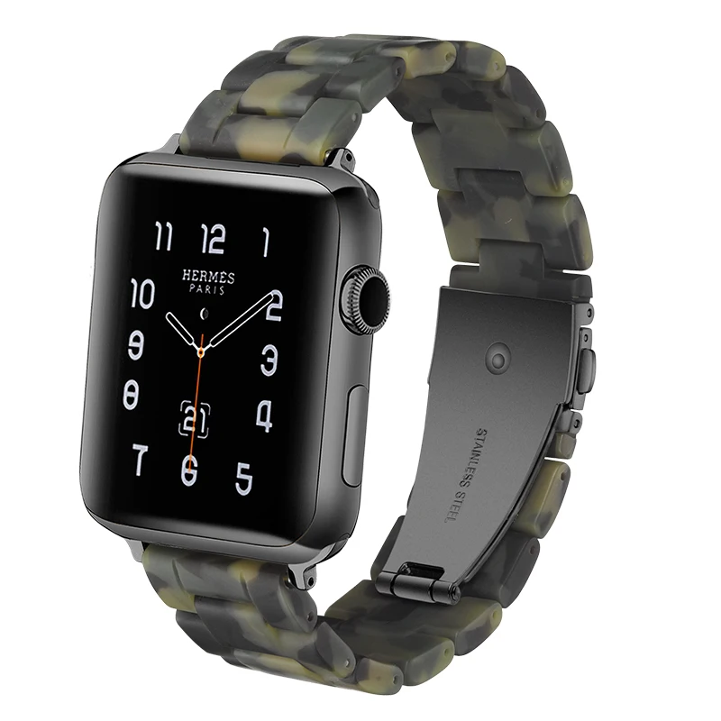 Imitācija, Keramikas Siksna Band Apple Skatīties 1/2/3/4/5 38mm/42mm Iwatch Aproce Plaukstas Sveķu Jostas Skatīties Piederumi Watchband