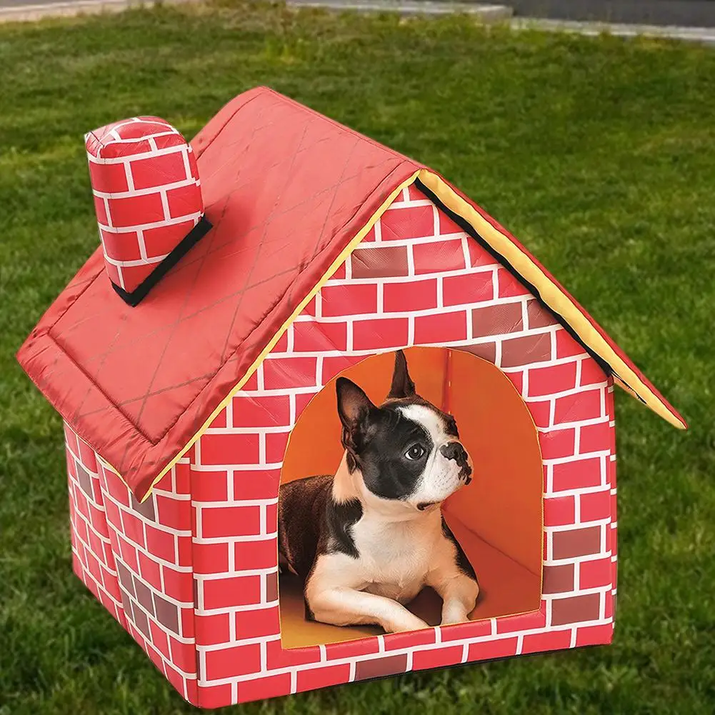 Karstā Pārdošanas Dog House Izveicīgs Ražošana Portatīvo Dog House Salokāms Maza Nospiedumu Pet Gulta Telts Kaķu Audzētavas Kucēns Ligzdu