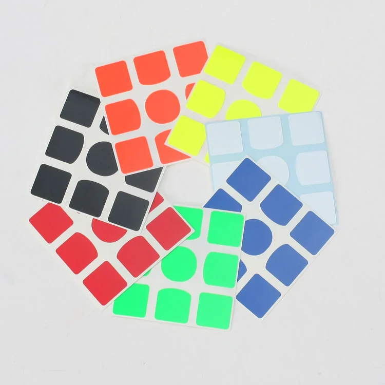 ZCUBE Karstā Pārdošanas 4gab Z kategorijas uzlīme DIY PVC izmantoti Gan 356 Gaisa SM Pro X XS es spēlēt 3x3x3 Magnētisko Magic Cube Puzzle Izglītības Rotaļlieta