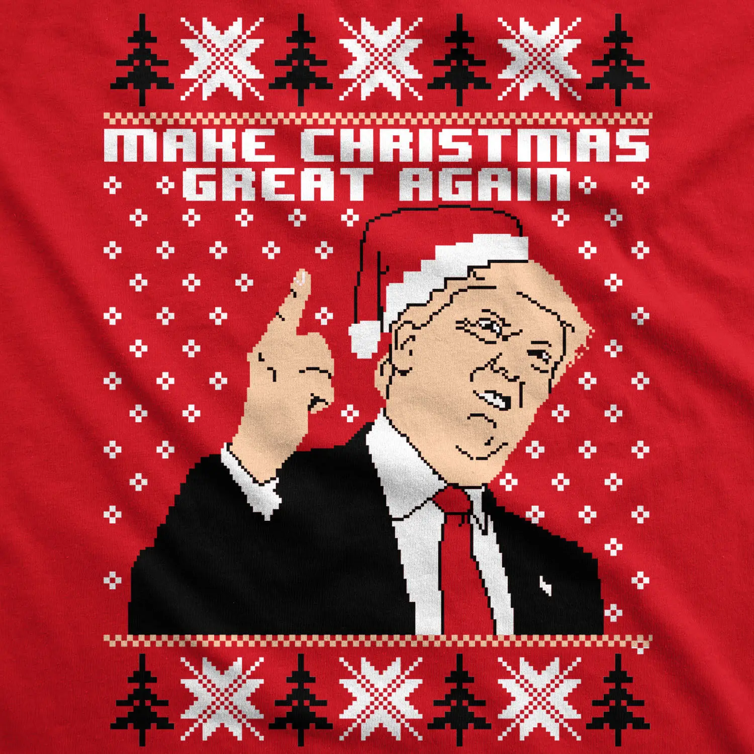 Vīriešu Padarīt Ziemassvētku Lieliski Atkal Republikāņu Kandidāts, Smieklīgi Neglīts Ziemassvētki T krekls