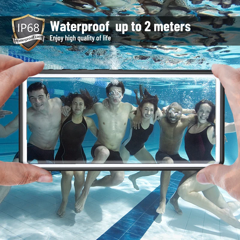 Shelbox IP68 Ūdensnecaurlaidīga Telefonu Gadījumā Par Galaxy Note 20 Ultra Gadījumā Zemūdens Vāks Samsung S20 Ultra Note10 Ūdens Pierādījums Gadījumos