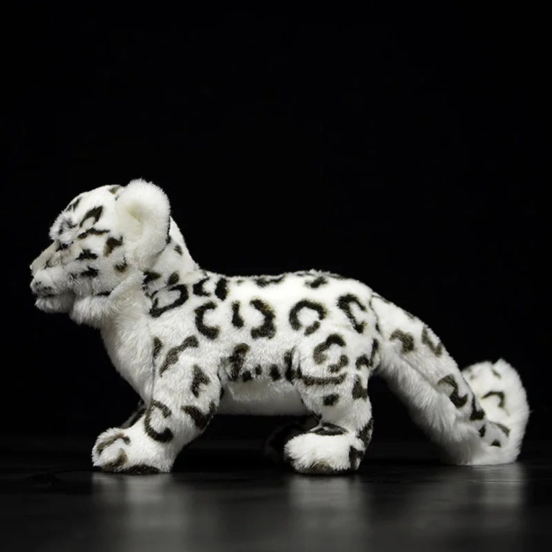 Simulācijas Pastāvīgā Sniega Leopards Pildījumu Plīša Rotaļlieta Gudrs Uncia Uncia Uncia Unci Mīksta, Balta Unci Lelle Dzimšanas dienas Dāvana Bērniem