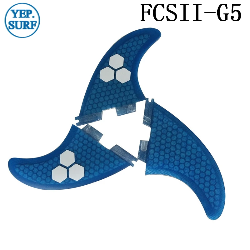 Sērfa Spurām FCS2 G5 Fin Šūnveida Vējdēlis Fin 6 krāsu sērfošanu fin Quilhas dzinekli, sērfošanas piederumi