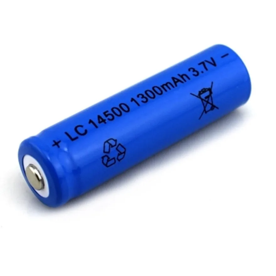 4gab/daudz SHSEJA Augsta Kapacitāte 14500 Akumulators 3.7 V, 1300mAh Uzlādējams li-ion Akumulators Led Lukturīti Batery Akumulatora Jaunākās