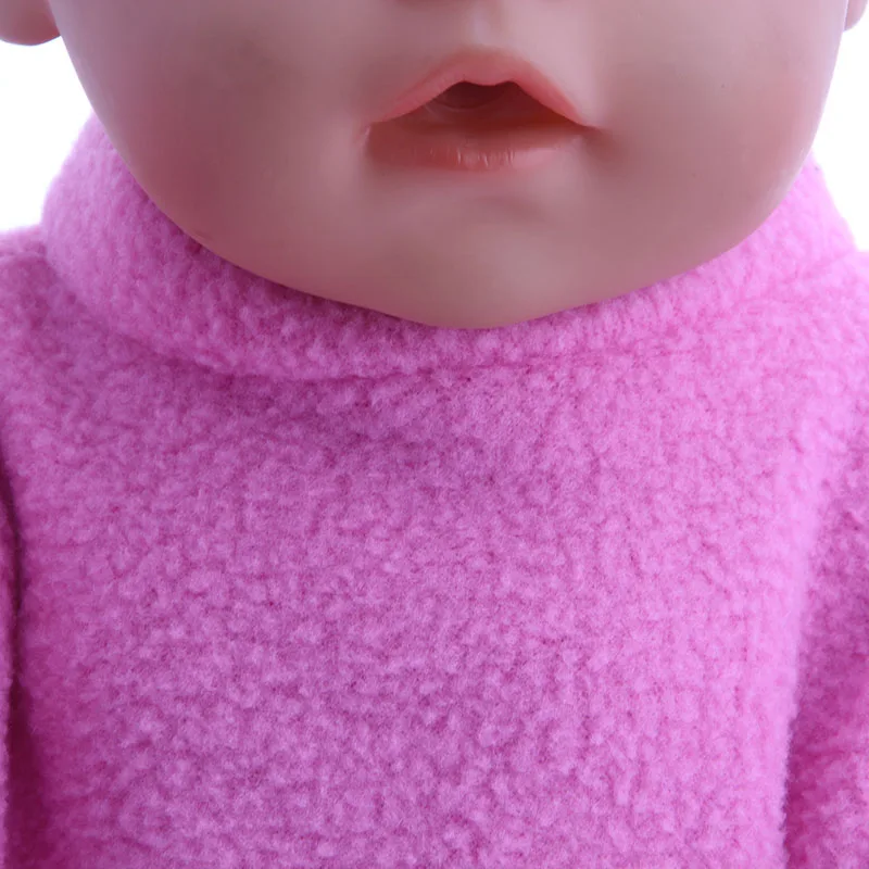 Leļļu Apģērbs Ikdienas Ikdienas Valkāšanai Plīša Materiāla 18 Collu American Doll & 43 Cm Jauns Piedzimst Mazulis Priekšmetus,Mūsu Paaudzei,Dāvanu Meitene