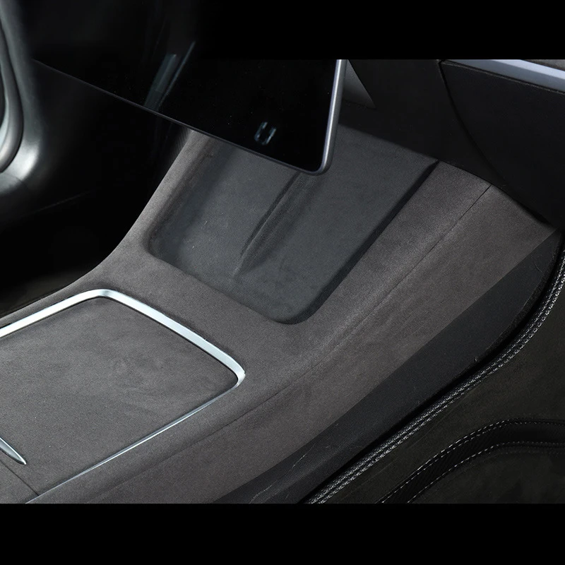 Automašīnas Centrālā Kontroles Kažokādas Uzlīmes, Auto Interjera Aksesuāri, Uzlabotas Anti-pirkstu nospiedumu nepievelk putekļus Uzlīme par Tesla Model 3 / Y 2021