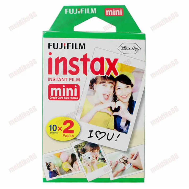 Oriģināls 20 loksnes Fujifilm Fuji Instax Mini Filmu Balta Lapa, par polaroid mini 7 7s 8 9 9S 10 20 25 50 50i SP1 SP2 dw