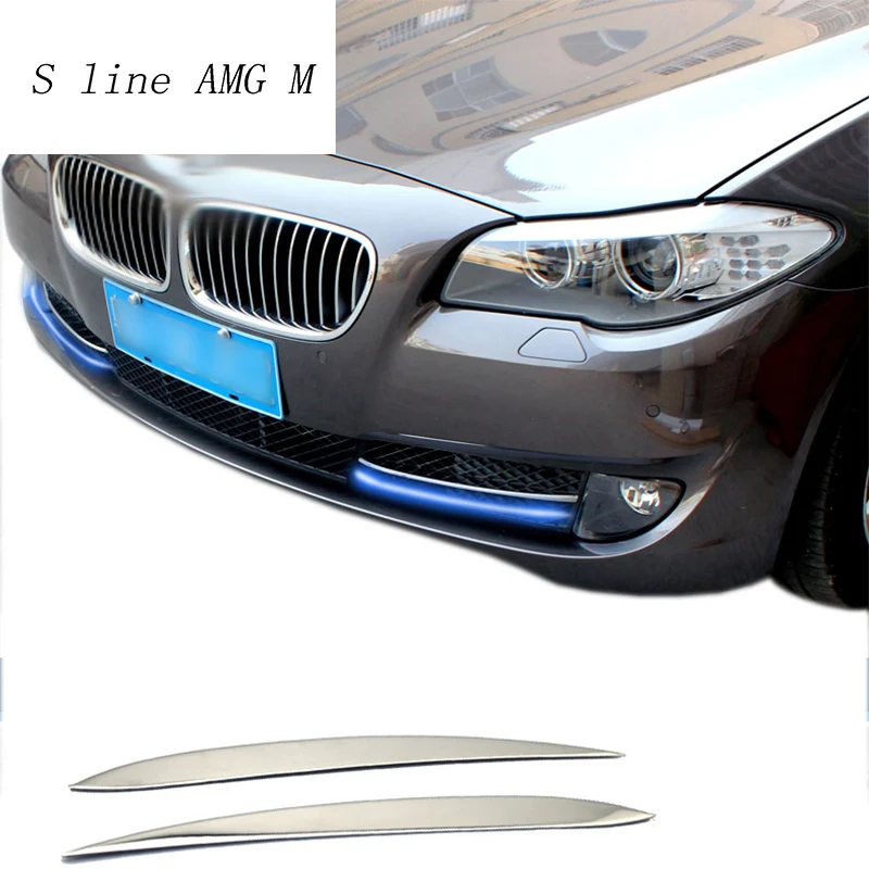 Auto stils BMW 5 Series f10 f07 5gt Priekšējā Bufera Lūpu Apakšējo Buferi Kadriem Attiecas dekoratīvās Uzlīmes Apdares auto piederumi
