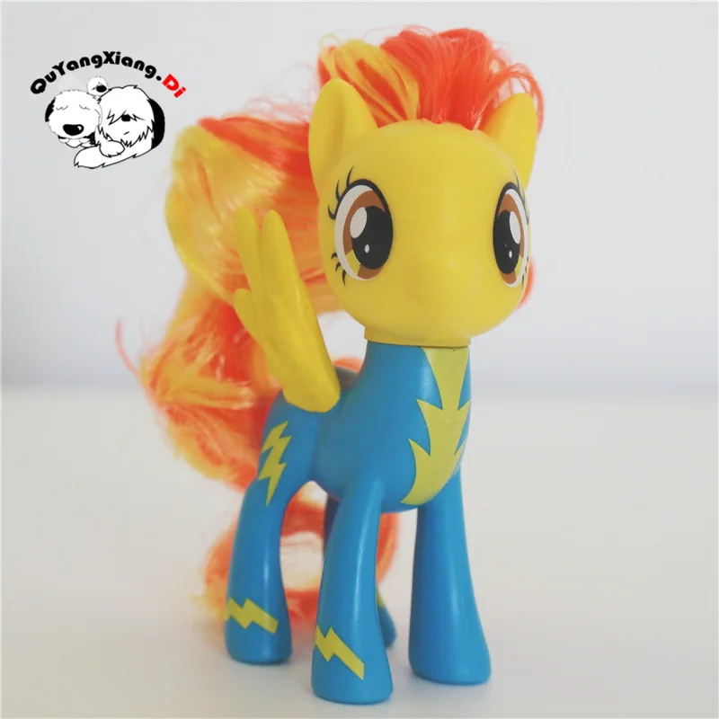 P8-004 Darbības Rādītāji 8cm Maz Cute Zirgu Modeļu Lelle Fleetfoot&Spitfire&Soarin Anime Rotaļlietas Bērniem