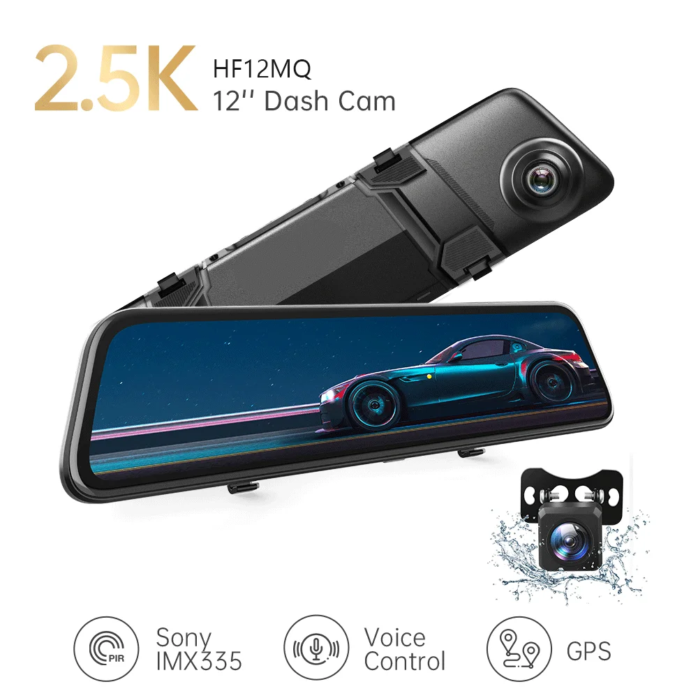 Vivilink Spogulis Dash Cam 2K Vantop HF12MQ 12