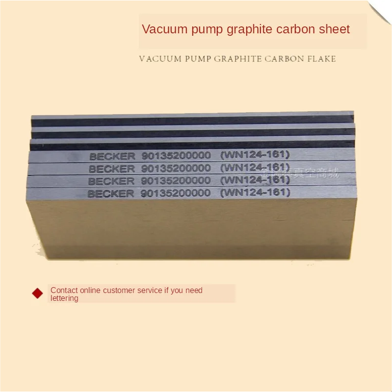 Vakuuma sūknis oglekļa BECKER spin tabletes WN124 901333 oglekļa suku DVT3.100-032 grafīta pārsla