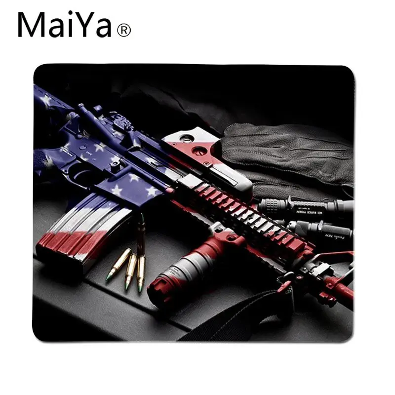 Maiya Augstas Kvalitātes Šauteni, pistoli, revolveri automātiskā šautene Skaistu Anime Peli Mat Bezmaksas Piegāde Liela Pele Pad Klaviatūras Mat