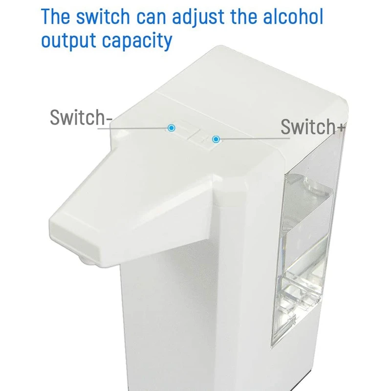 Automātiska Alkohola Dozatoru Touchless Izsmidzināšanas Mašīnu Sensors Nospiediet Ziepju Dozatoru 500Ml Ziepju Dozators Piemērots Mājas