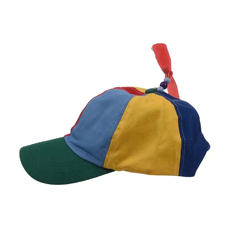 Regulējams Dzenskrūves Beanie Bumbu Klp Cepuri Multi-Krāsu Klauns Tērpa Piederums