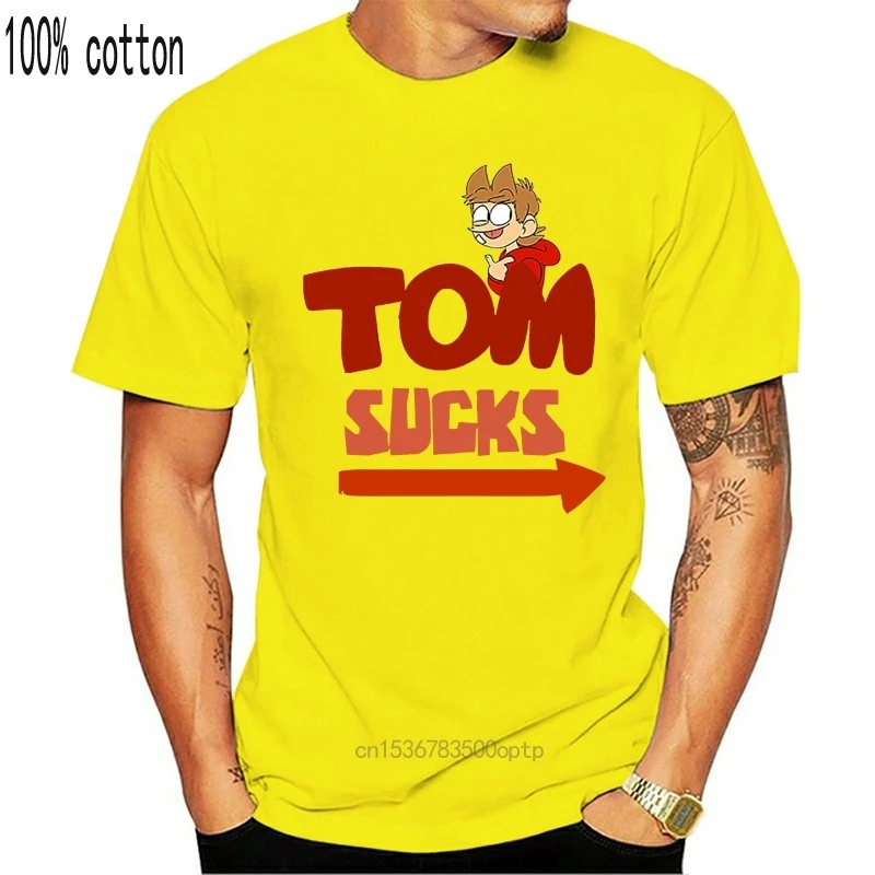 Smieklīgi, Vīriešu t krekls Sievietēm jaunums tshirt TOMS SUCKS EW TORD EDDSWORLD MATCHING TEE cool T-Krekls