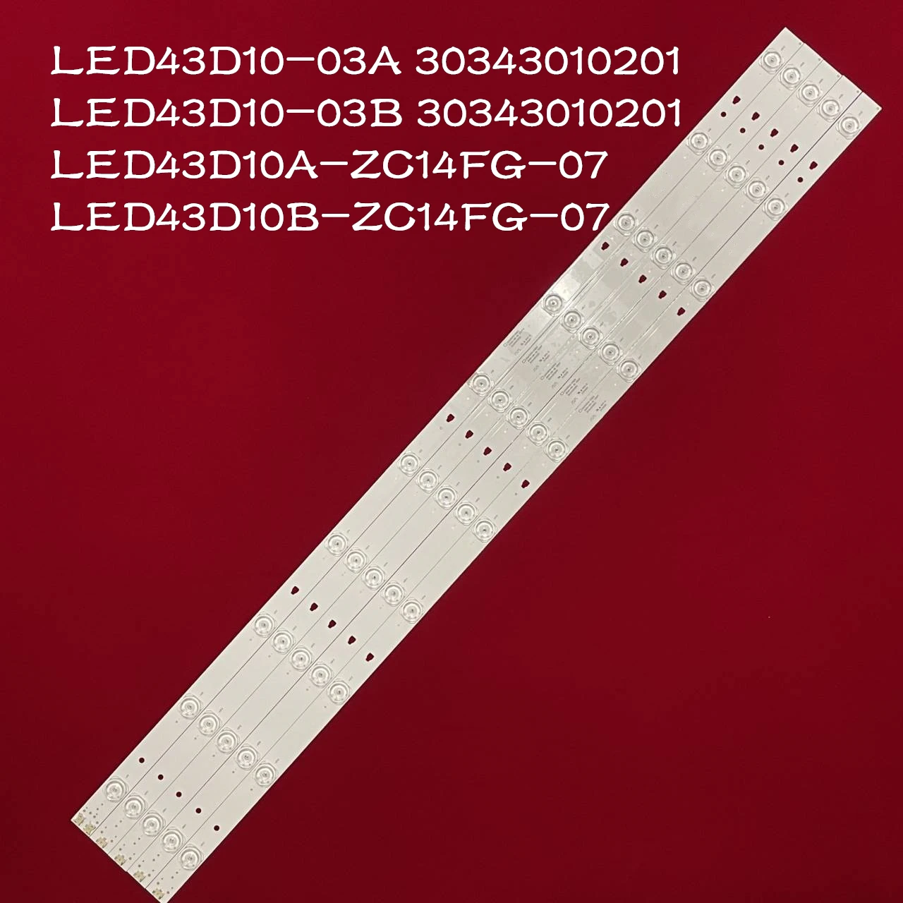 855mm 10LED LED apgaismojums lentas LG 43