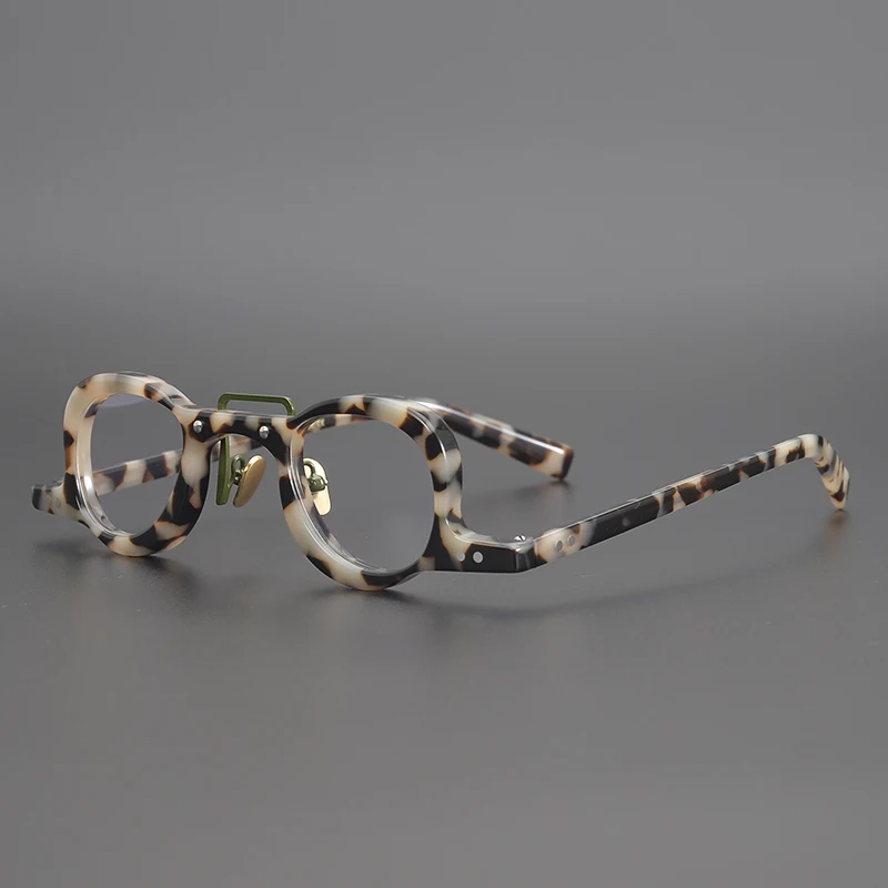 Acetāta Mazo Brilles Rāmis Vīriešu, Sieviešu Vintage Nelegālo Skaidrs, Brilles Optiskās Recepšu Brilles Briļļu Rāmji Oculos