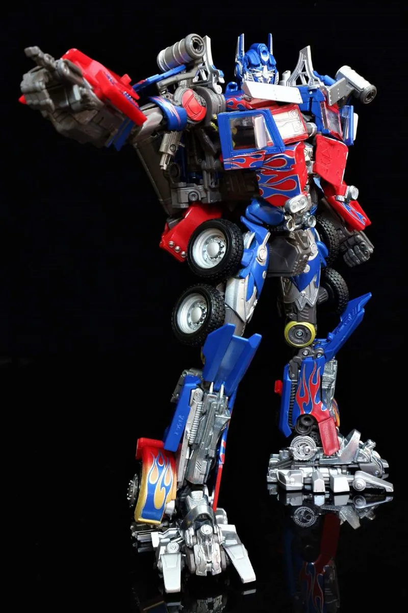 TAKARA TOMY Transformatori Roboti Filmu Šedevrs MPM04 Optimus Prime MPM-4 Metāla Deformācijas Rīcības Attēls Rotaļlietu Kolekcijas