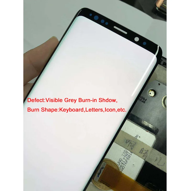 AMOLED Displeju Nomaiņa SAMSUNG Galaxy S9 LCD skārienekrānu, Digitizer S9+ Plus LCD G960 G965 Ekrāna Daļas Burn-Ēnā